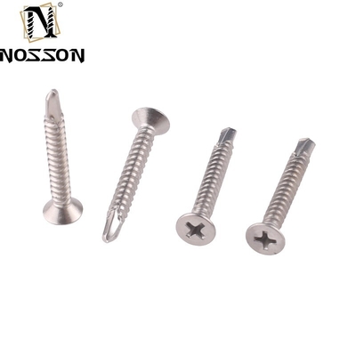 ST4.2 ST4.8 ST5.5 ST6.3 Matrice JIS standard per la trivellazione automatica con costole sotto la testa e prestazioni in acciaio inossidabile