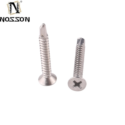 ST4.2 ST4.8 ST5.5 ST6.3 Matrice JIS standard per la trivellazione automatica con costole sotto la testa e prestazioni in acciaio inossidabile