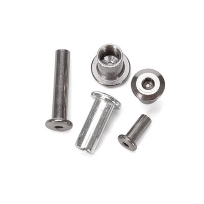 Acciaio inossidabile metrico A2 A4 Controffuso Testa piatta Sottofondo esessuale Connettore per mobili Sleeve Barrel Nut per mobili