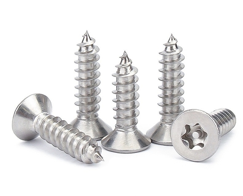 Finitura piana M5 M6 M8 Metrica Micro in acciaio inossidabile Galvanizzato Croce Concreto Piatta Testa In legno Tetti di auto Tapping viti