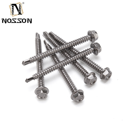 Metrica HEX testa di acciaio inossidabile per auto-perforazione per il tetto di vite 4.2 4.8 5.5 6.3 per INCH sistema di misurazione in industria