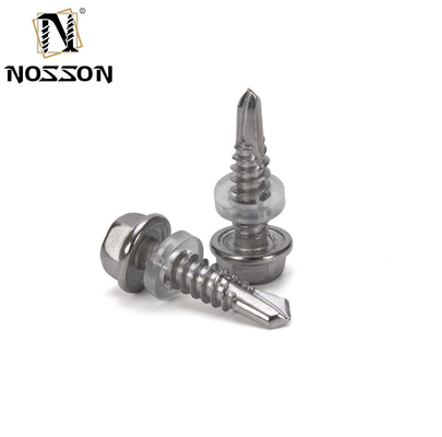 Metrica HEX testa di acciaio inossidabile per auto-perforazione per il tetto di vite 4.2 4.8 5.5 6.3 per INCH sistema di misurazione in industria