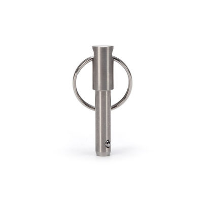 Pin di blocco a sfera di acciaio inossidabile in argento a molla per spedizioni aeree e soluzioni di personalizzazione professionali