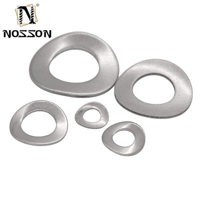 Acciaio inossidabile nero 301 Lavatrice di molle a blocco elastico per lo stile split