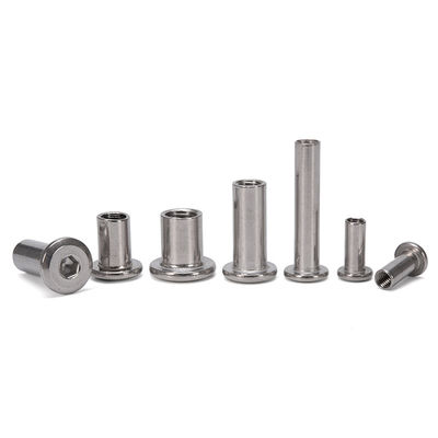 Sistema di misurazione metrica per l'industria pesante Acciaio inossidabile Acciaio carbonio Mobili a presa esadeca di connessione Insert Nut Sleeve Barrel Nut Free Sample