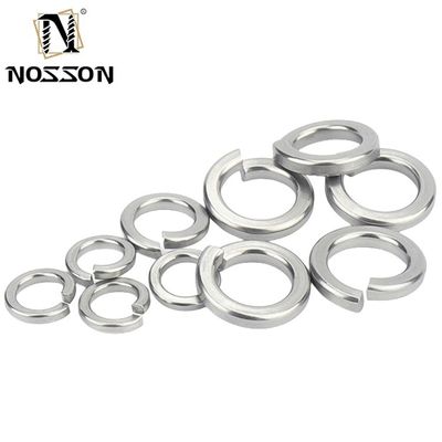 18-8 acciaio inossidabile M6 M8 M10 acciaio galvanizzato B7 B7M ossido nero ottone Split Lock Spring Washer DIN127