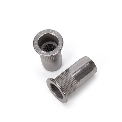 Sistema di misurazione metrica Noce di inserimento a filo per mobili per automobili SS304 in acciaio inossidabile M6/M8/M10 Finitura semplice