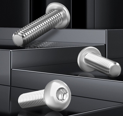 Manopole di metallo con scanalatura Philips Hex Head Chicago Black Oxide Binding Book Screw Maschio Femmina