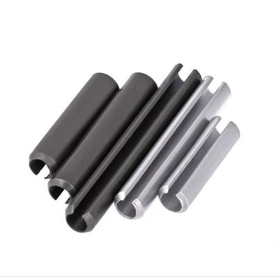 Lungo ciclo di vita Pini di molla di rivestimento TiCN in disegno a fessura retta a fessura camferata per l'acciaio inossidabile standard DIN1444 e A2/A4