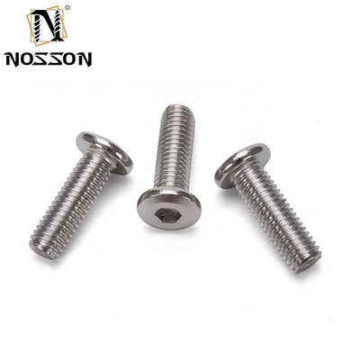 Grado metrico 8.8 A2-50 M6 Acciaio inossidabile 304 Flat Hex Socket Head Maschio e femmina viti di Chicago con nocciolo DIN Standard