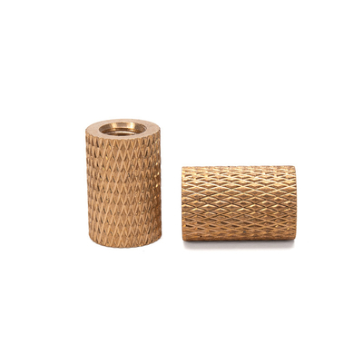 Nocciolo inserito a filo in ottone personalizzato M3 M4 M6 con sistema di misurazione imperiale e materiale in acciaio inossidabile
