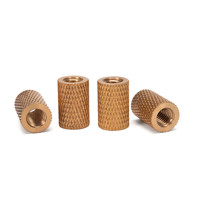 Nocciolo inserito a filo in ottone personalizzato M3 M4 M6 con sistema di misurazione imperiale e materiale in acciaio inossidabile