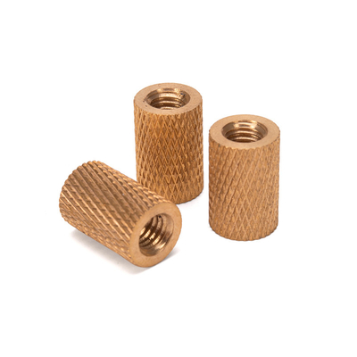 Nocciolo inserito a filo in ottone personalizzato M3 M4 M6 con sistema di misurazione imperiale e materiale in acciaio inossidabile