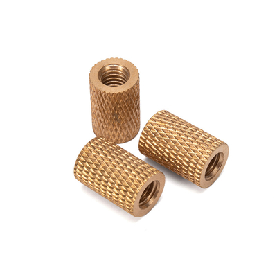 Nocciolo inserito a filo in ottone personalizzato M3 M4 M6 con sistema di misurazione imperiale e materiale in acciaio inossidabile