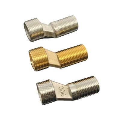 Tubo rotondo C10200 Valvola a sfera in ottone Tubo pneumatico Barb Inline Fitting Coupling Male Thread for Water Oil Gas Fuel