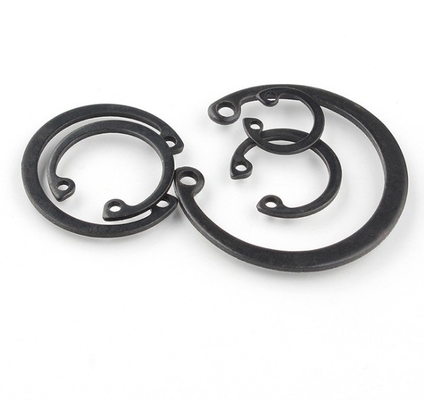 Dimensione M3M4M5M6M8M10M12M14M16M240M18M20M22M24M27 Applicazione sanitaria Anello di ritenuta in acciaio con buco nero DIN471 e finitura semplice