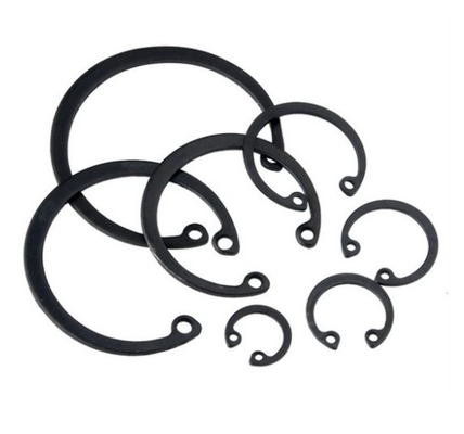 Dimensione M3M4M5M6M8M10M12M14M16M240M18M20M22M24M27 Applicazione sanitaria Anello di ritenuta in acciaio con buco nero DIN471 e finitura semplice