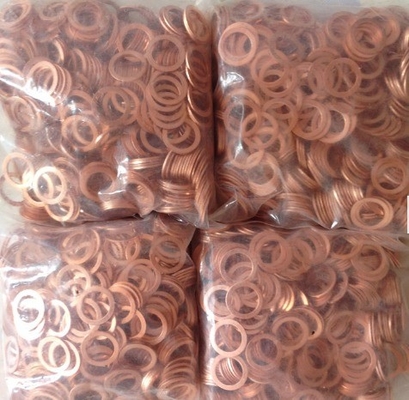 Lavatrice a cuscinetto di rame piatto M3 M4 M5 M6 M8 M10 M12 M14 M16 M18 M20 M22 M24 M27 M30 per materiali di sigillamento