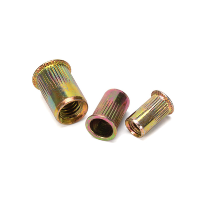 Industria degli alimenti e delle bevande Fabbricazione di nastri di rivetto a testa piatta platinati in zinco, con testa piatta, con testa vuota, con nastri di rivetto, per fissaggio in acciaio M3-M12 in acciaio inossidabile 304