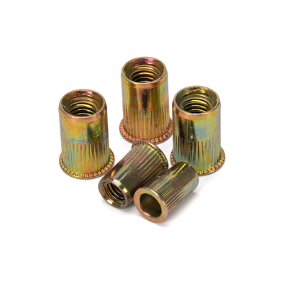 Industria degli alimenti e delle bevande Fabbricazione di nastri di rivetto a testa piatta platinati in zinco, con testa piatta, con testa vuota, con nastri di rivetto, per fissaggio in acciaio M3-M12 in acciaio inossidabile 304