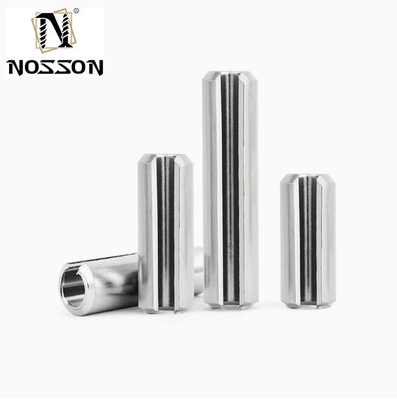 304 316 A2 A4 Pini a molla in acciaio inossidabile nella norma DIN1444 per forniture dell'industria edile