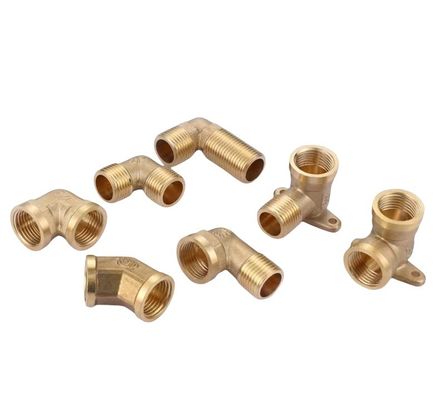 Supporto personalizzato OEM 1/2"-2" Equal Brass Tube Fitting Tee per tubi d'acqua resistenti alla corrosione e raccordi in rame