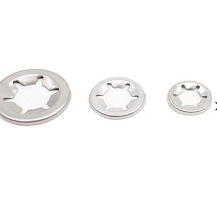Finitura piana M12 Starlock Washer Serratura interna dei denti per acciaio inossidabile 304 Clamp di cuscinetto e acciaio al carbonio Standard JIS M12