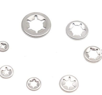 Finitura piana M12 Starlock Washer Serratura interna dei denti per acciaio inossidabile 304 Clamp di cuscinetto e acciaio al carbonio Standard JIS M12