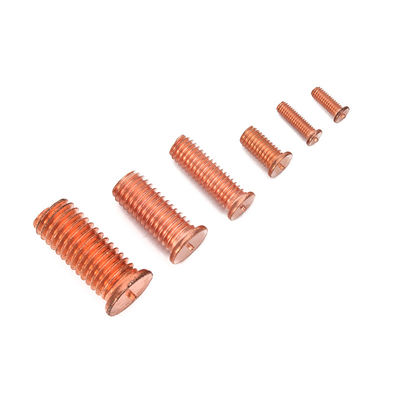 Fabbricazione in acciaio inossidabile JIS Standard Copper Plated Weld Stud for Sheet Metal M3 M4 M5 M6 M8 M10 M12 M20 Bolt DIN Standard