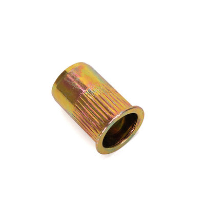 Metrica DIN Standard Zinc giallo-cromato Acciaio Placcato Insert Noccioline con ridotto CounterSunk Head e design a filo