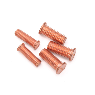 ANSI/ASME Standard Stainless Steel Spot Weld Bolt M2.5-M10 Nickel Plated Carbon Steel Soldering External Thread Screw