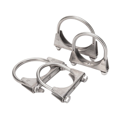 M5 M6 M8 M10 Clampo standard metrico per tubi a bullone a U per ammortizzatori in ferro galvanizzato/acciaio inossidabile nell'industria automobilistica