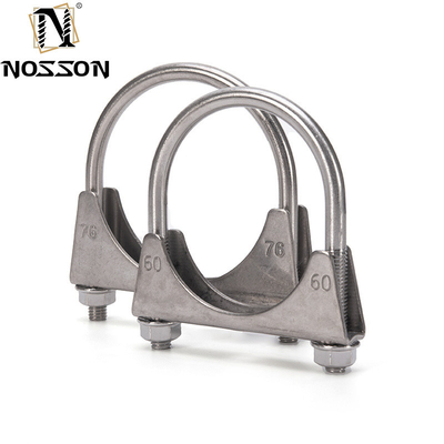 M5 M6 M8 M10 Clampo standard metrico per tubi a bullone a U per ammortizzatori in ferro galvanizzato/acciaio inossidabile nell'industria automobilistica