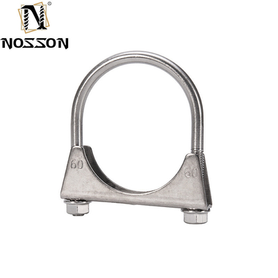 Sistema di misurazione metrica SS 304 316 430 tubo di scarico per bullone U per il tipo di pinza U