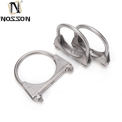 Sistema di misurazione INCH Standard 3.0&quot; Clampo di scarico in acciaio inossidabile U Bolt Clamps non standard