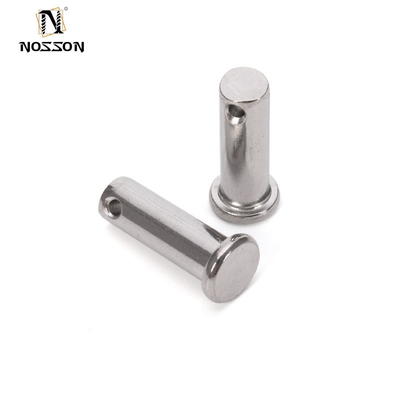Pini di Clevis Standard DIN1444 SUS304 Acciaio inossidabile a testa piatta Pini di fissaggio M3 M4 M5 M6 M8 M10