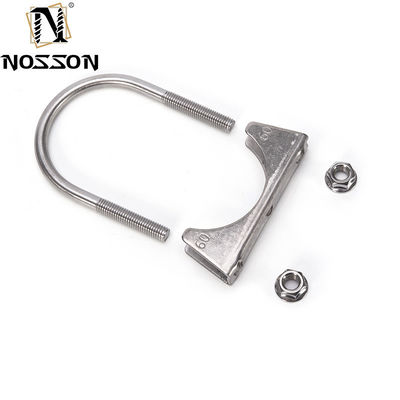 Sistema di misurazione INCH ANSI/ASME Standard U Bolt Acciaio al carbonio Clamps per tubi di scarico Acciaio Muffler per auto M5 M6 M8 M10