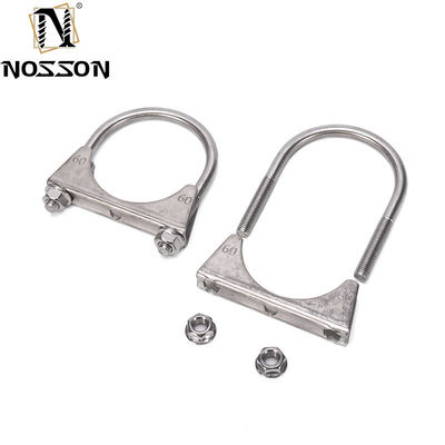 Sistema di misurazione INCH ANSI/ASME Standard U Bolt Acciaio al carbonio Clamps per tubi di scarico Acciaio Muffler per auto M5 M6 M8 M10