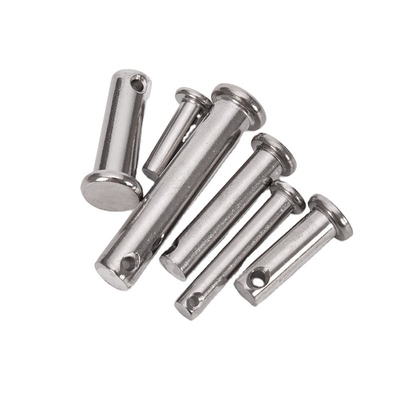 Vita più lunga TiCN Finish Acciaio inossidabile Pin Shaft Testa piatta Pin di posizionamento cilindrico perforato per allineamento preciso