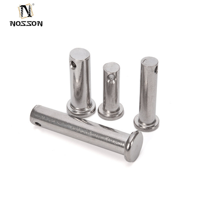 Vita più lunga TiCN Finish Acciaio inossidabile Pin Shaft Testa piatta Pin di posizionamento cilindrico perforato per allineamento preciso