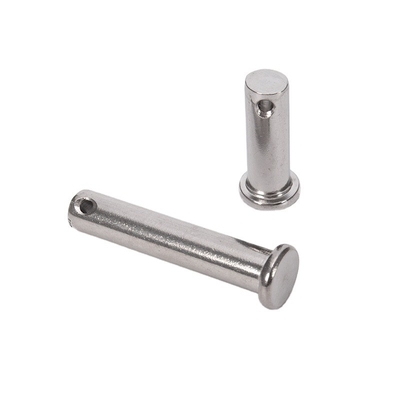 Acciaio inossidabile Flat Head Safety Lock Clevis Pins con foro e finitura di nitruro di ossido di vapore per ambienti a calore estremo