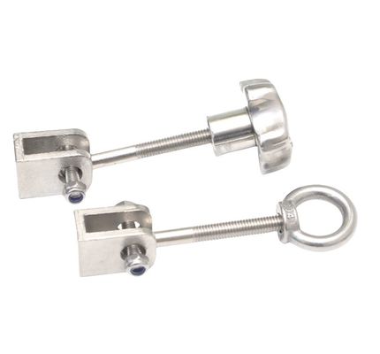 Sistema di misurazione Inch imperiale 304 in acciaio inossidabile Plum Blossom Maniglia Velo a forma di stella Maniglia di gomma Legno a mano Torto di bullone