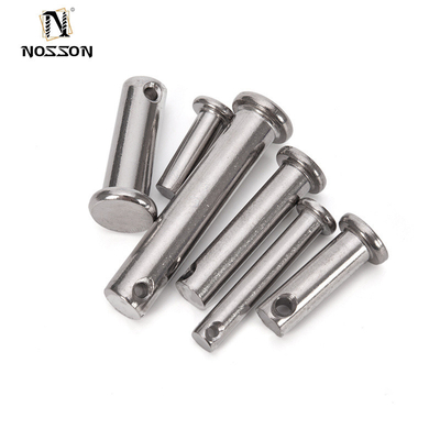 Acciaio inossidabile Flat Head Safety Lock Clevis Pins con foro e finitura di nitruro di ossido di vapore per ambienti a calore estremo