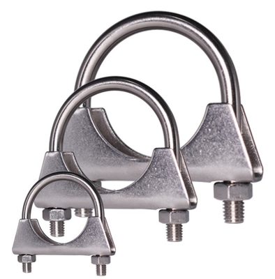 Sistema di scarico personalizzato Clampo per ammortizzatore a bullone in acciaio inossidabile U con sistema di misurazione metrica Standard e standard