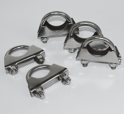 Sistema di scarico personalizzato Clampo per ammortizzatore a bullone in acciaio inossidabile U con sistema di misurazione metrica Standard e standard