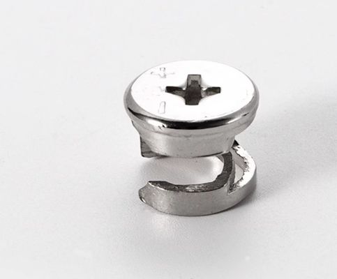 Assemblaggio di mobili lisci Leggio di zinco 10 connettori plug mini cabinet fisso connettore cam lock per assemblaggio rapido e facile