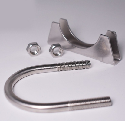 Sistema di scarico personalizzato Clampo per ammortizzatore a bullone in acciaio inossidabile U con sistema di misurazione metrica Standard e standard