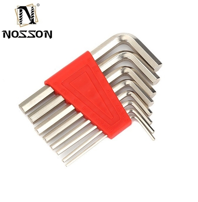 Supporto personalizzato ODM Popolari utensili a mano Set di acciaio al carbonio tipo L chiave di riabilitazione chiave hex spanner Allen chiave hex per la riparazione e la manutenzione quotidiana