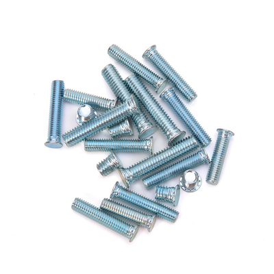 ISO Standard Stainless Steel Condensator Discharge Welding Self-Locking Bolt Welding Stud con rivestimento in zinco bianco blu