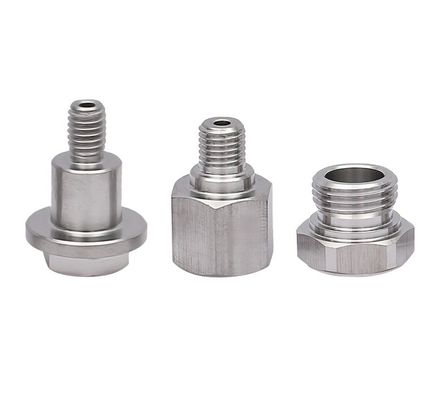 Connessione a flangia a testa quadrata Macchinari CNC Parti auto per pannelli di alluminio di 1/2' 4' Acciaio in applicazioni industriali